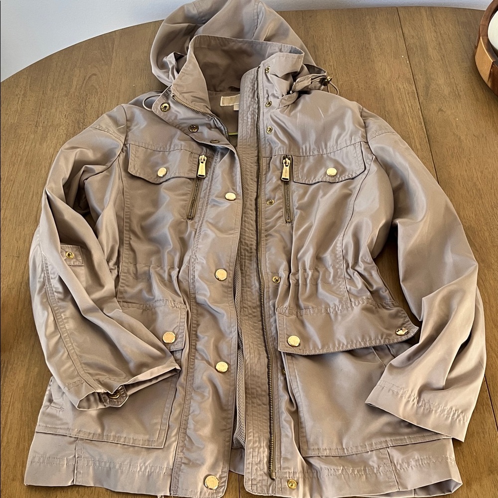 Michael Kors Tan raincoat, small